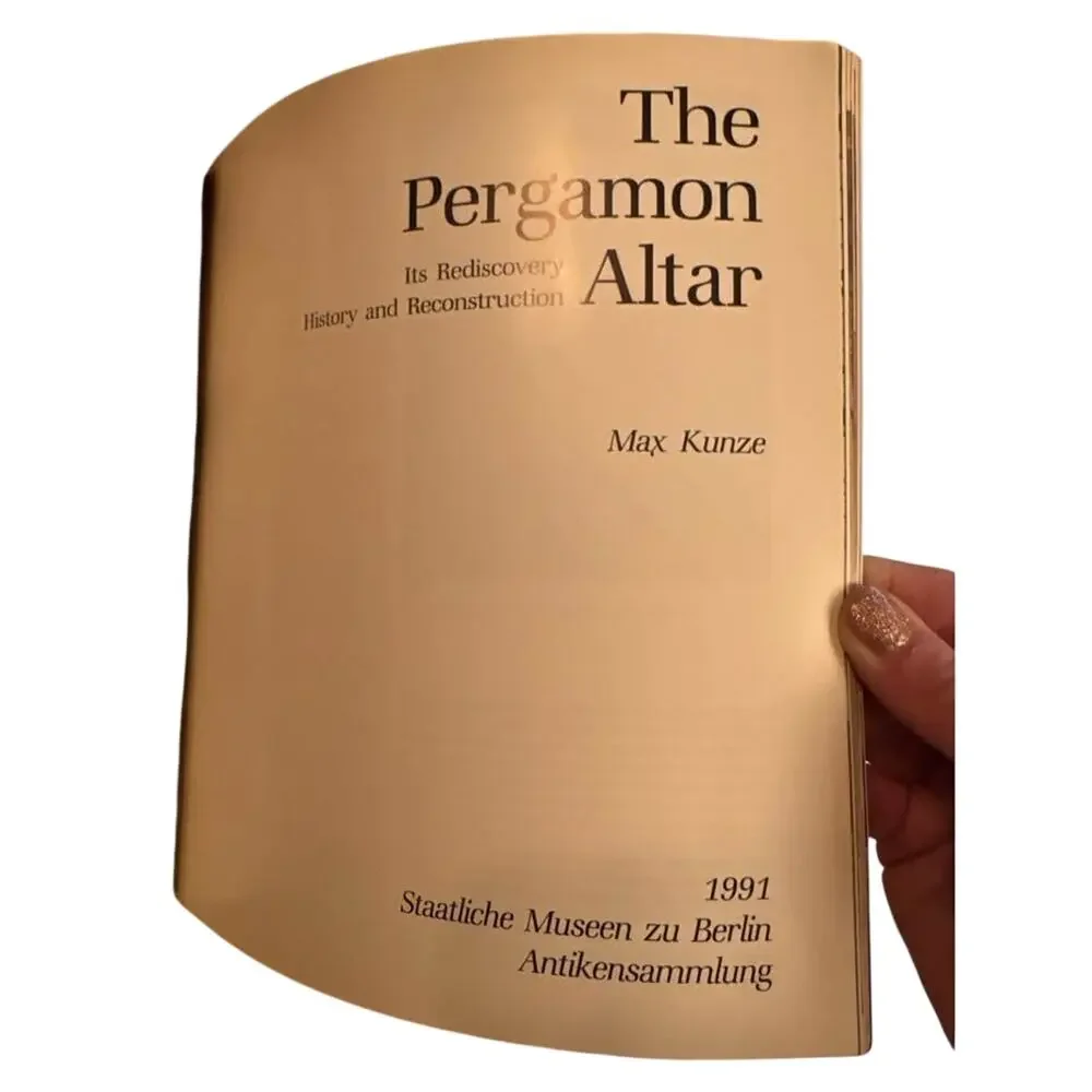 1991 The Pergamon Altar: Its Rediscovery, History & Reconstruction by Max Kunze